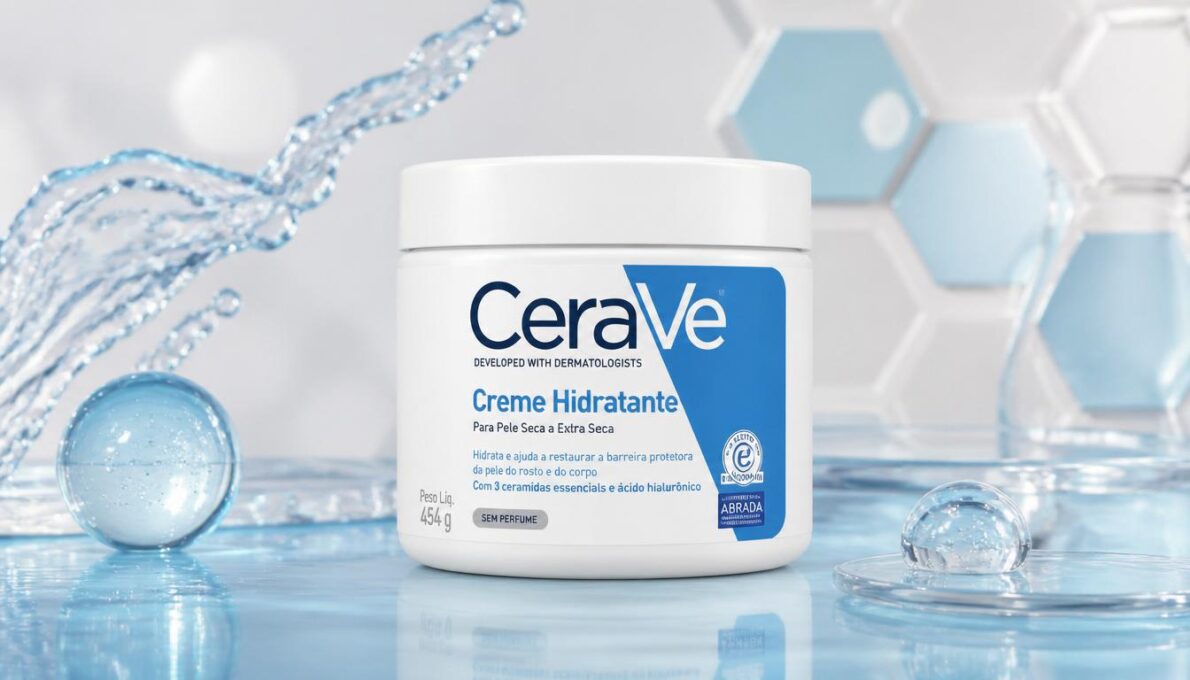 CeraVe por 30 dias na pele seca