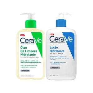 Cerave Kit - Óleo De Limpeza Hidratante + Loção Hidratante C