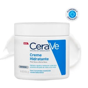 Creme Hidratante Facial e Corporal Ceramidas Ácido Hialurônico CeraVe 454g
