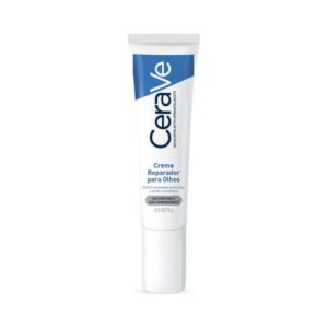 Creme Reparador para Olhos com 3 Ceramidas Essenciais e Ácido Hialurônico, Hidrata e Restaura a Barreira Protetora, Reduz Olheiras e Bolsas, Sem Perfume e Não Comedogênico, CeraVe, 15g