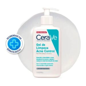 Gel de Limpeza para Pele Oleosa e Acneica, Acne Control CeraVe, 340g
