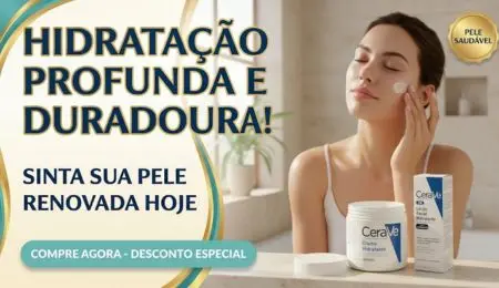 Kit Cerave Creme Hidratante 454g + Loção Facial Pm 52ml