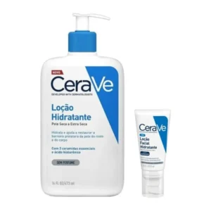 Kit Cerave Hidratação Rosto E Corpo - Pele Seca