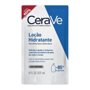 Refil Loção Cerave Pele Seca E Extra Seca Sem Perfume 237ml